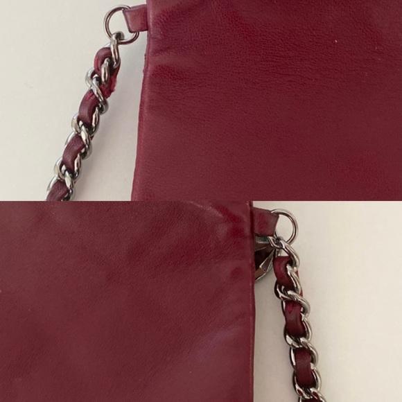 ⛔️SOLD⛔️ Authentic CHANEL Lambskin Quilted Mini Mineral Night Flap Crossbody Bag - Picture 12 of 16